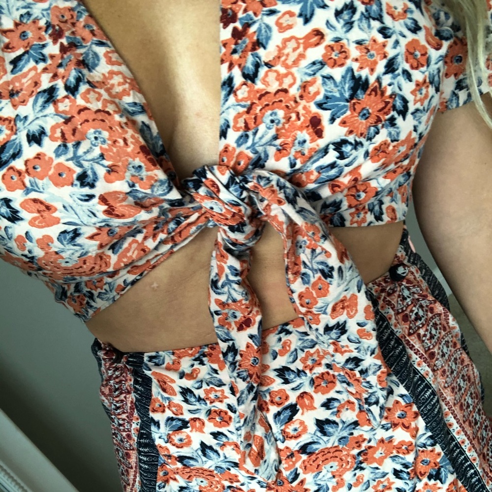 FREE PEOPLE CUTOUT ROMPER - Picture 3 of 3